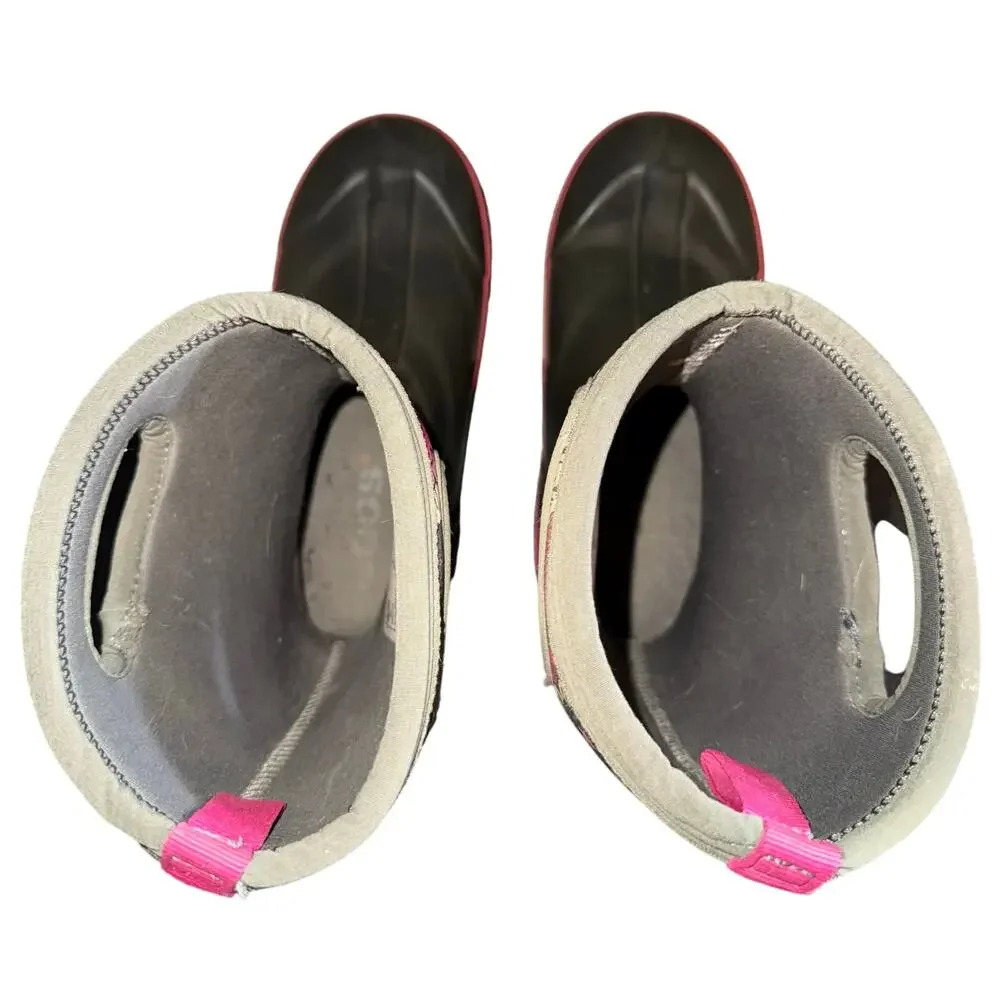 Bogs Classic Pansies Rain Winter Boots Girls (kids) - size 6 - R10